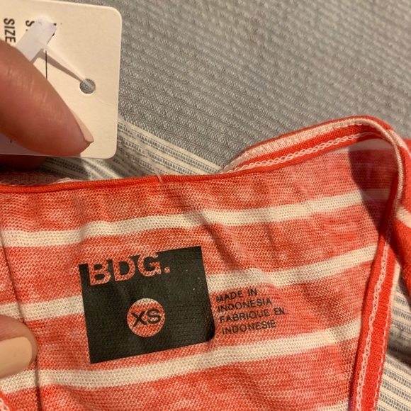 BDG Striped Racerback Tank Top - Picture 2 of 8